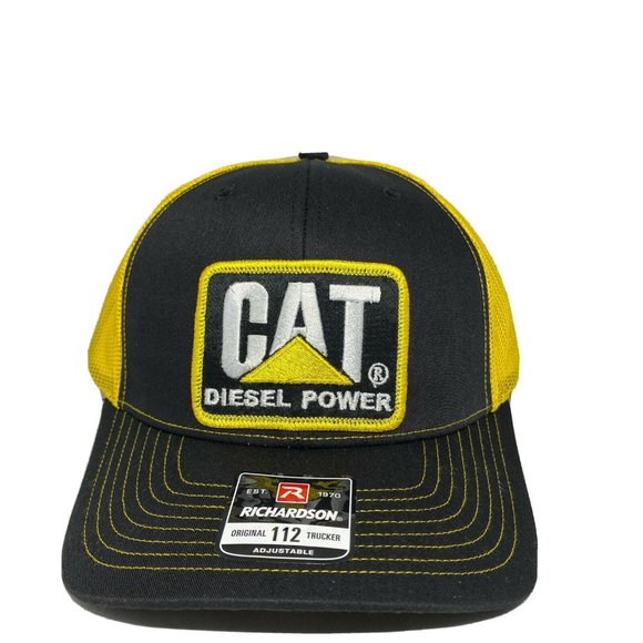 Caterpillar CAT Richardson 112 Snap Back Trucker Hat - Picture 1 of 8